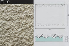 T-10ハツリ石割肌風