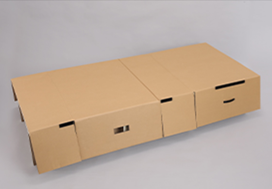 どこでもおうちベッド：箱の形状