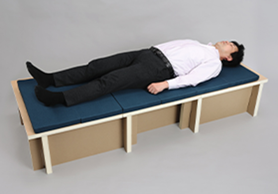 どこでもおうちベッド：使用イメージ